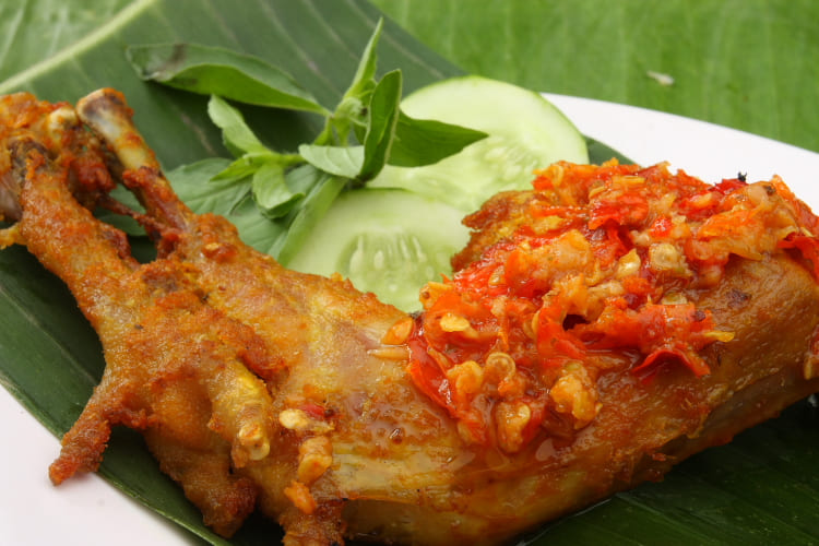 Ayam Penyet Paha
